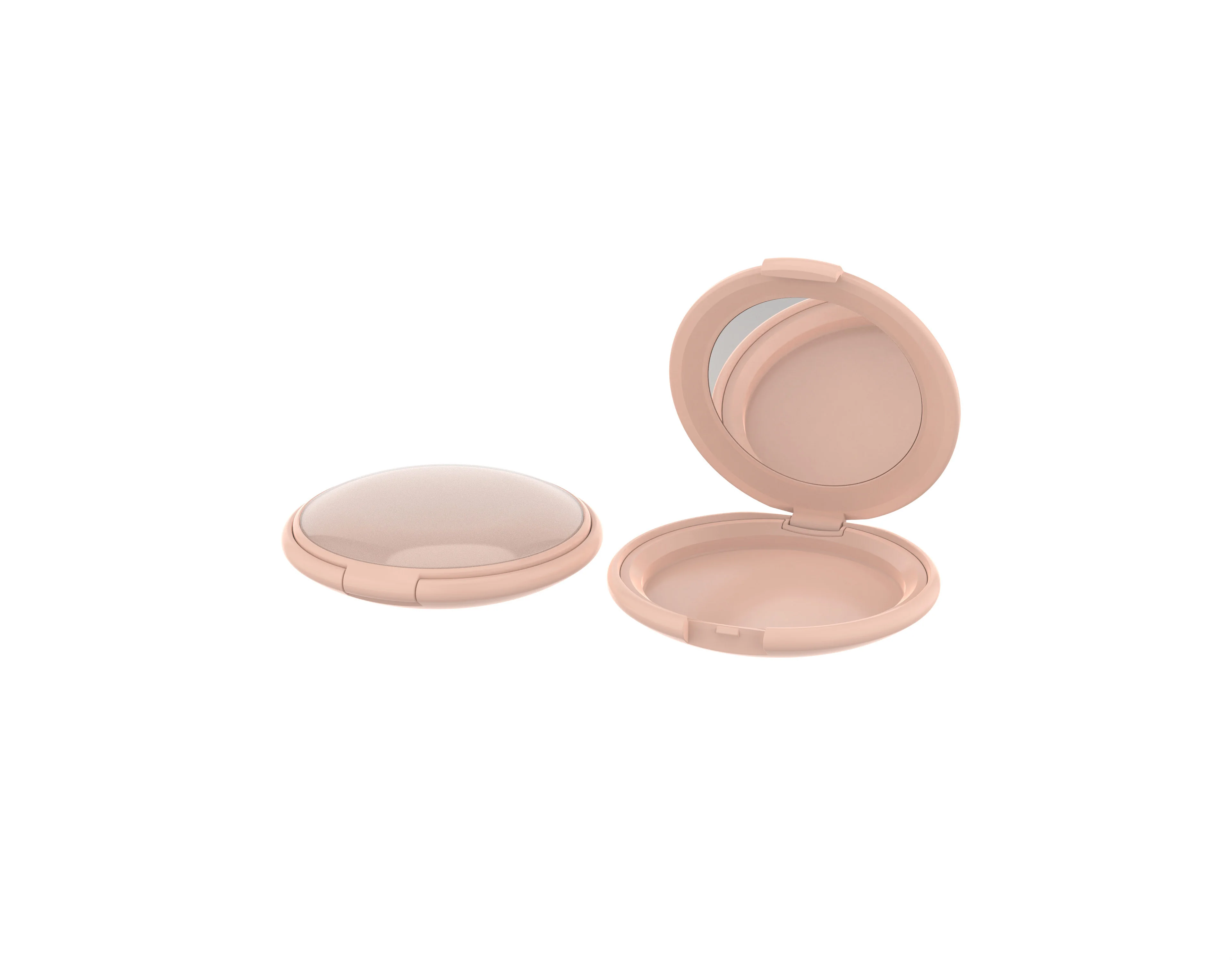 Round complexion compact