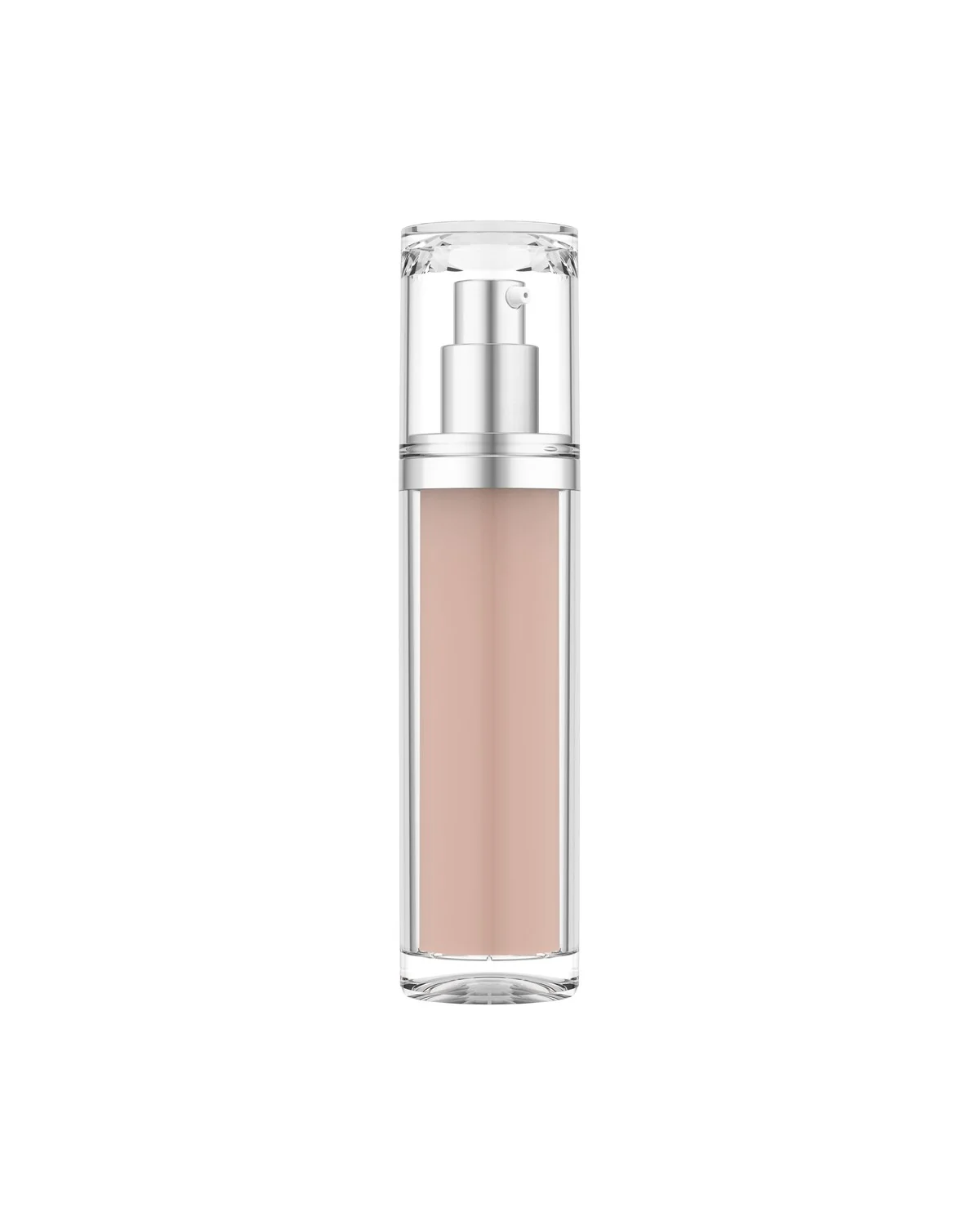 Slim airless skincare pump