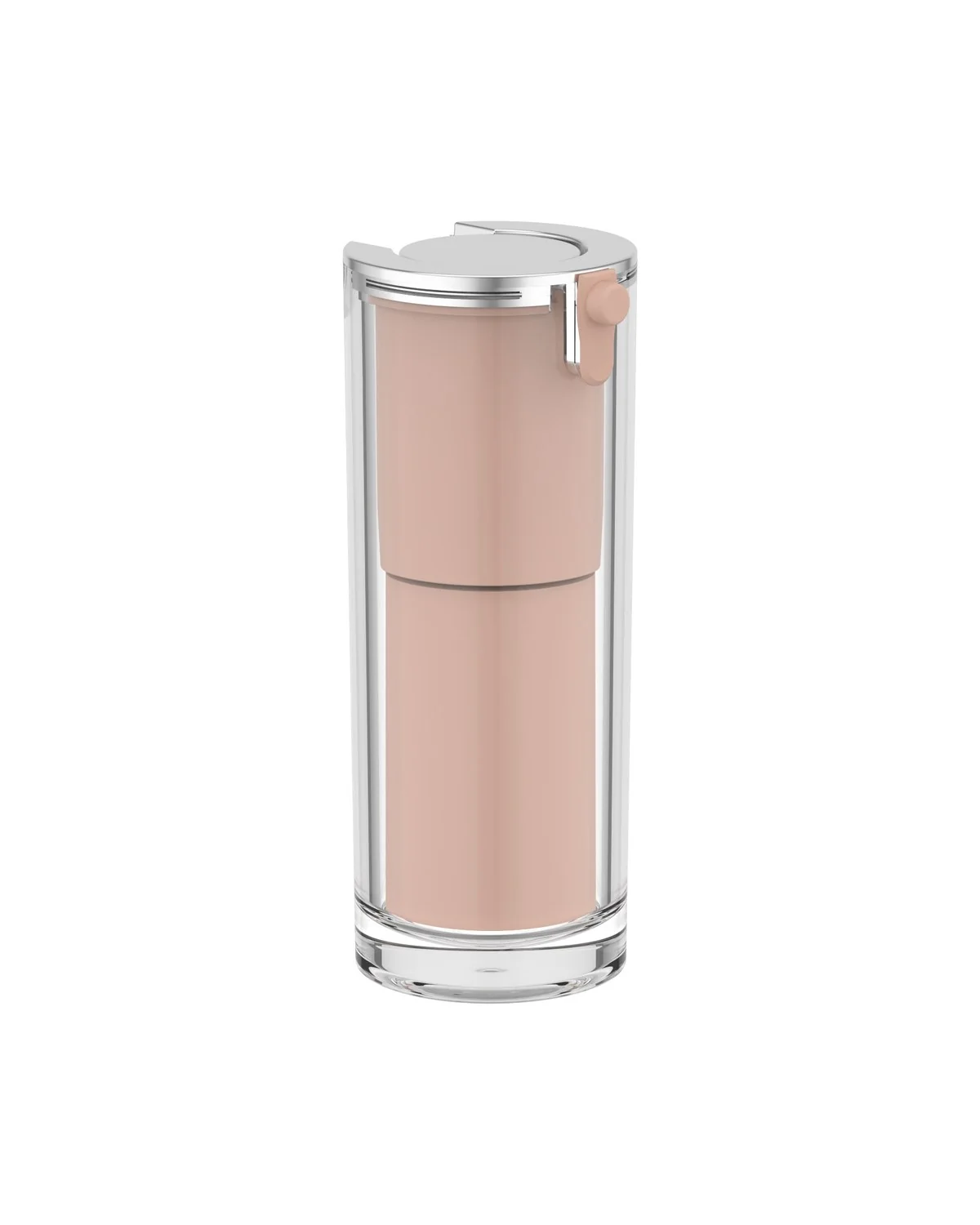 Slim airless skincare pump
