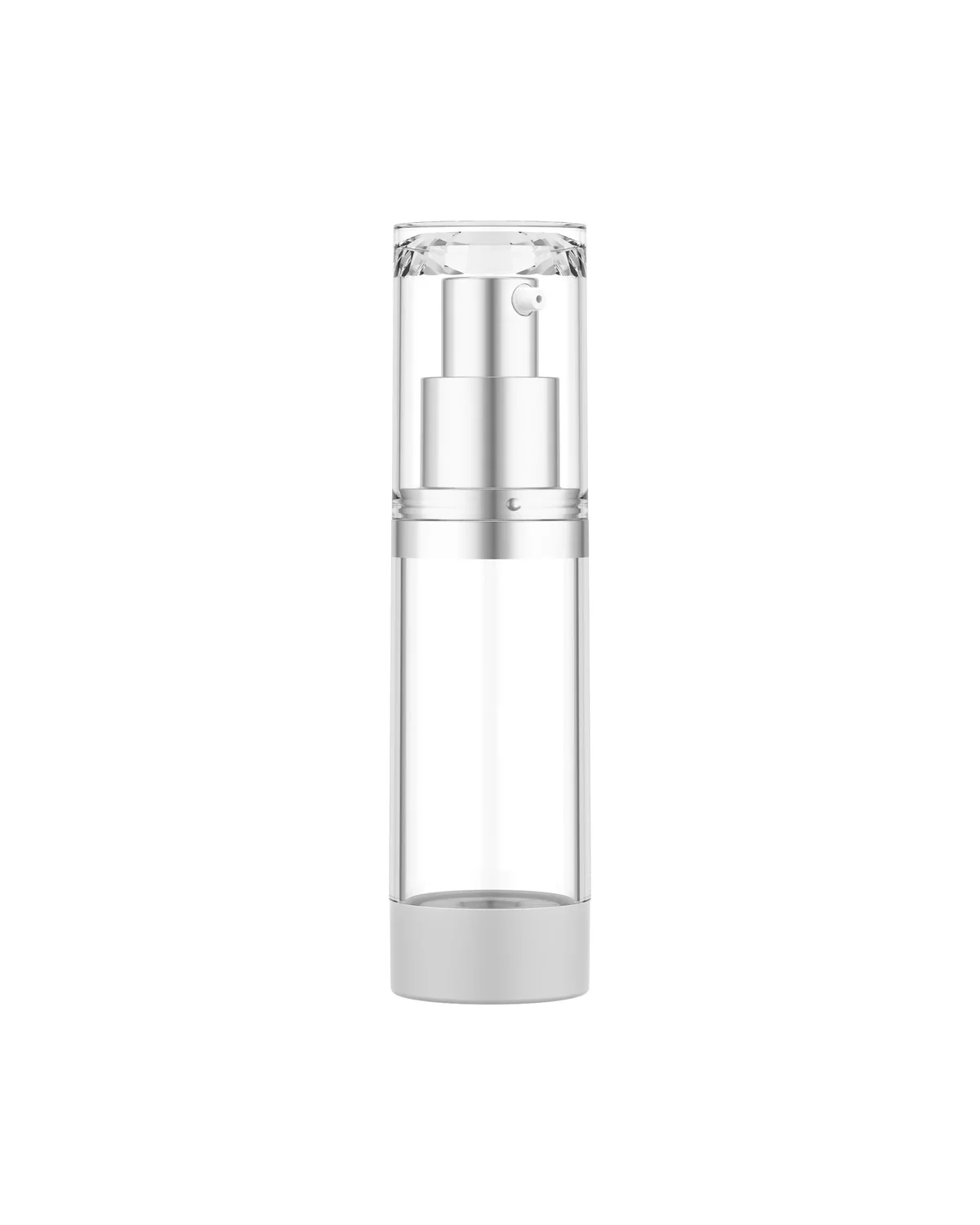 Slim airless skincare pump