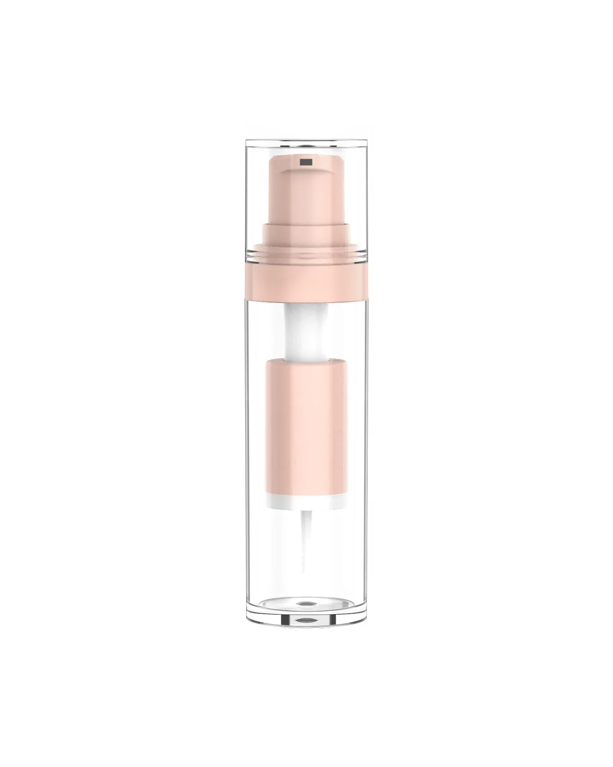 Slim skincare pump bottle