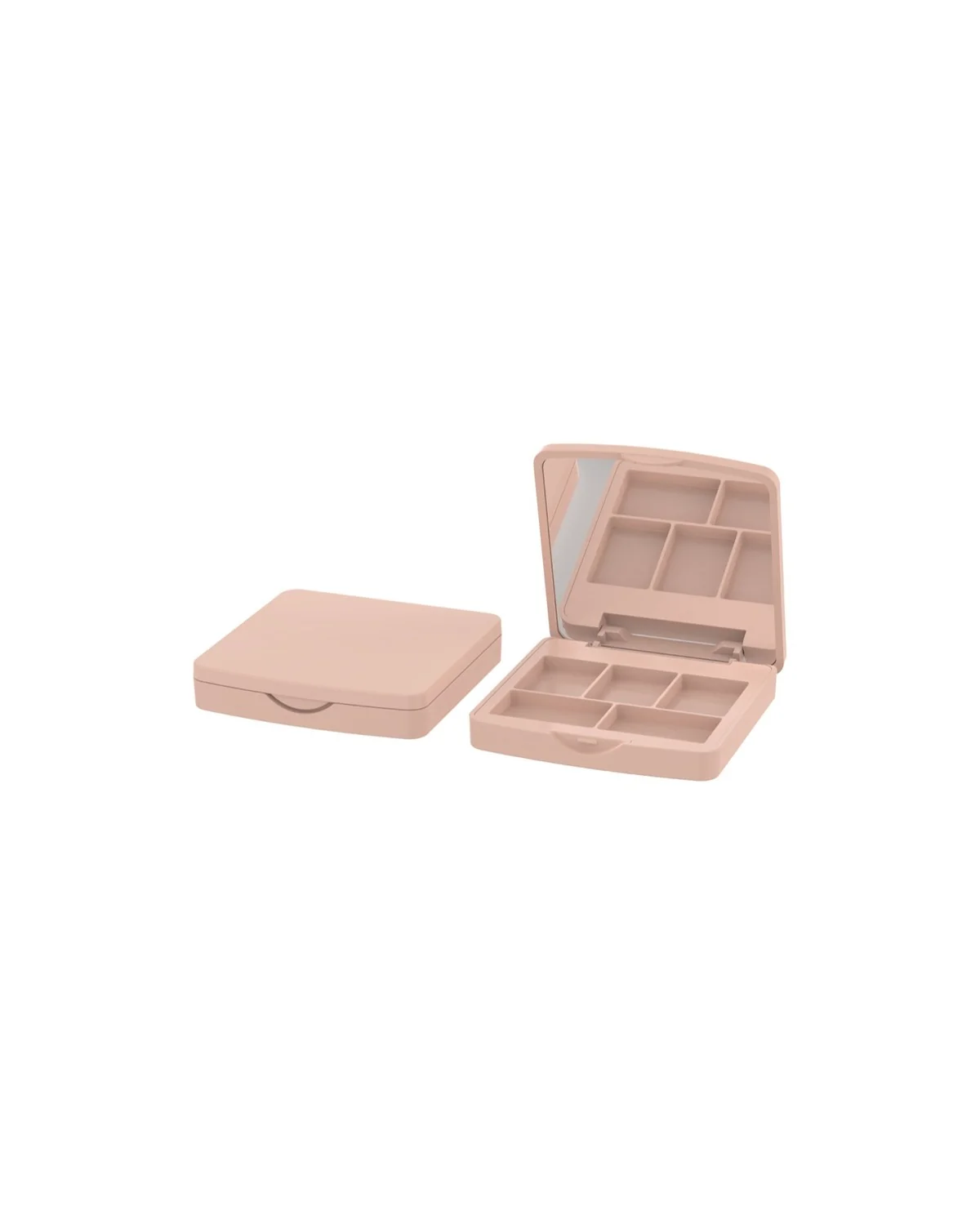 Five-well square multi-function compact
