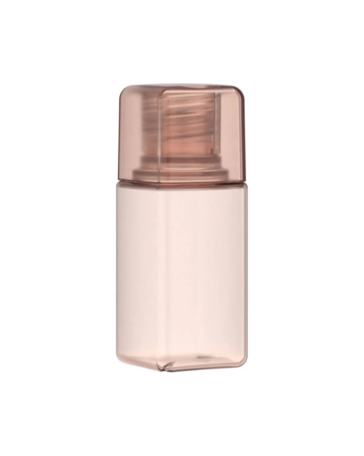 Rounded-square skincare bottle