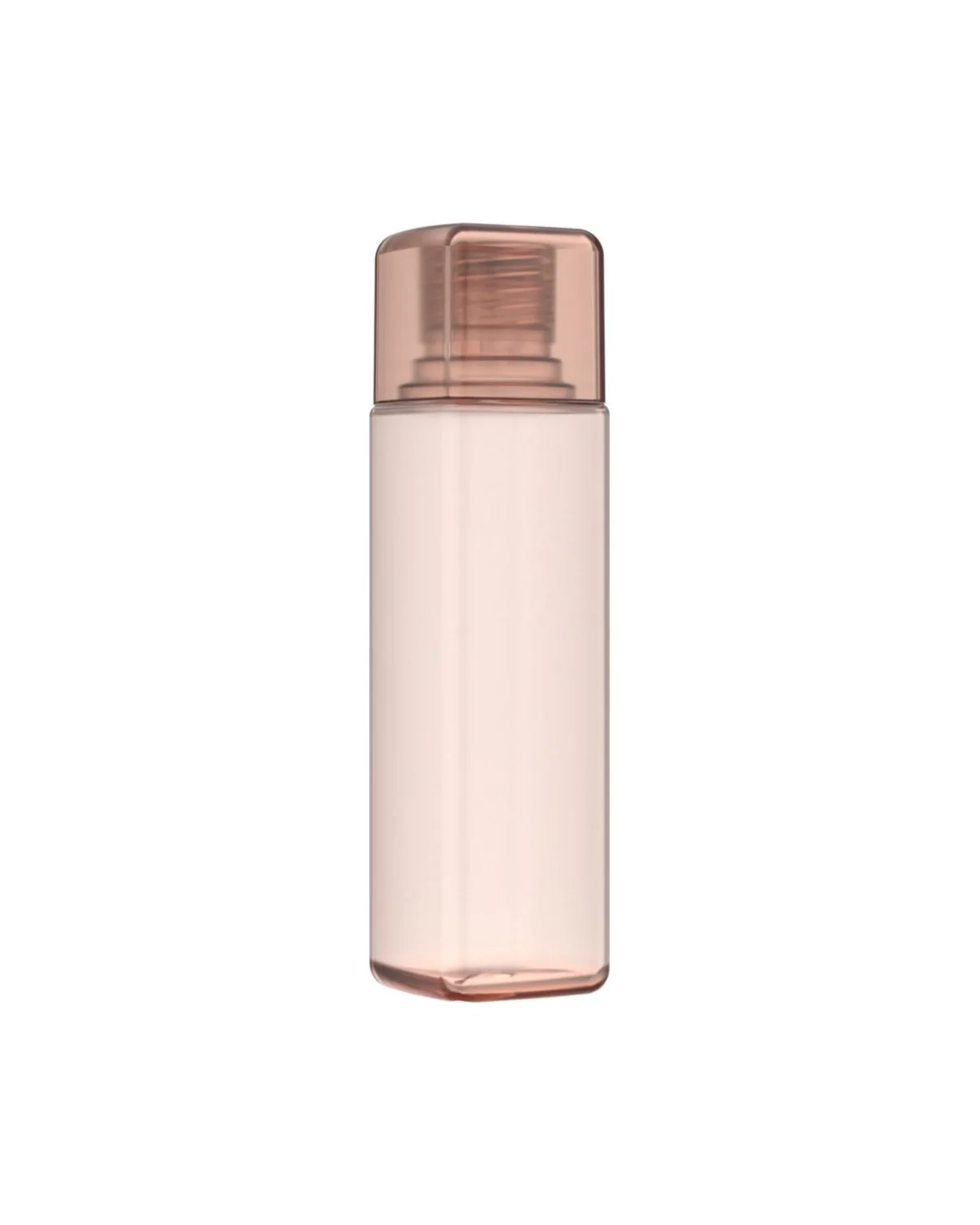 Rounded-square skincare bottle