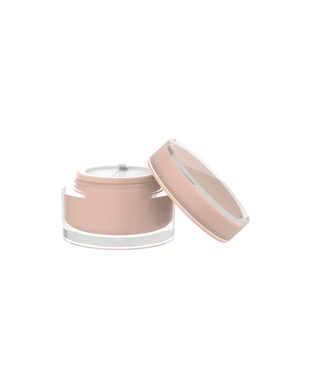 Double-wall cream jar