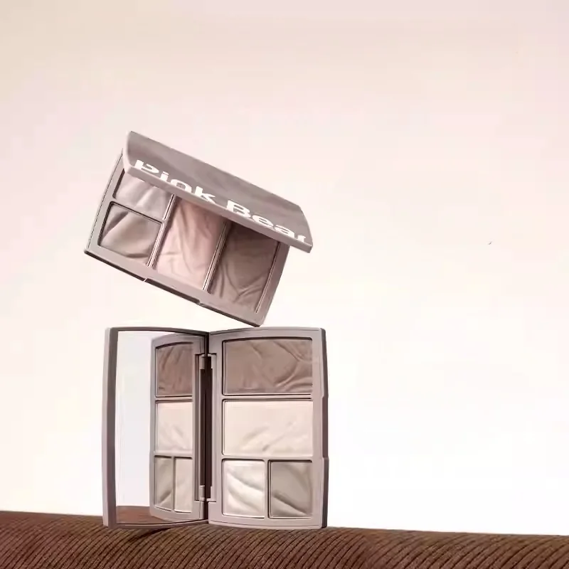 Six-well rectangular palette