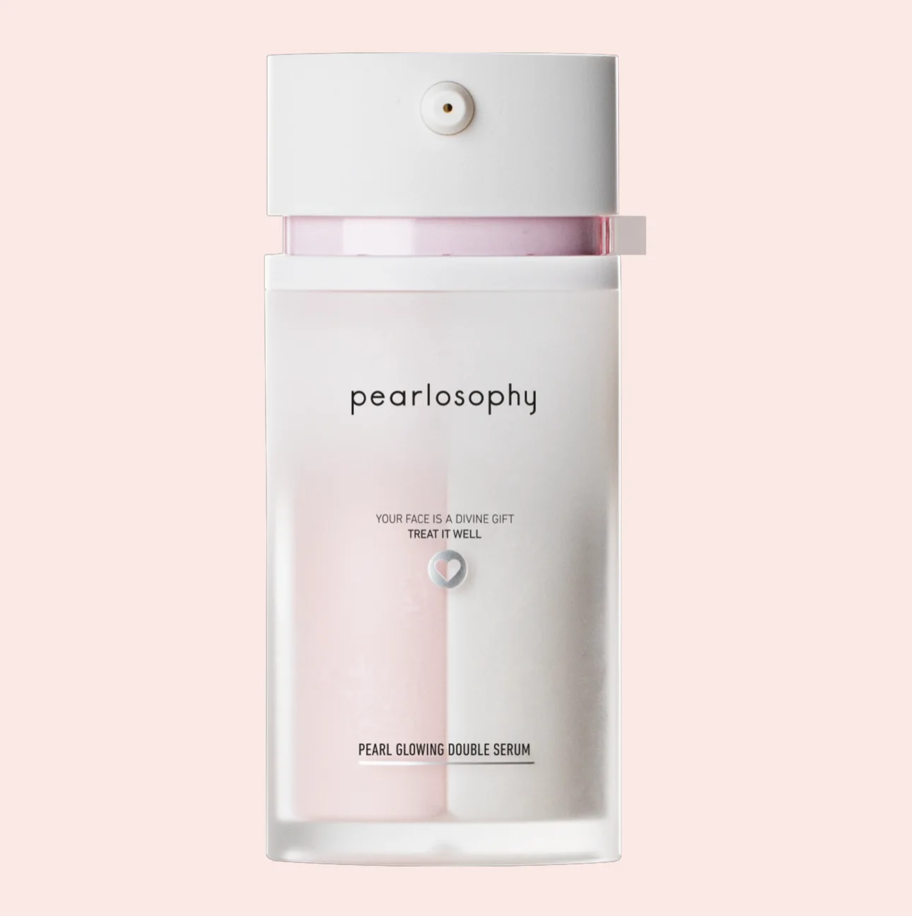 Dual-chamber lotion bottle