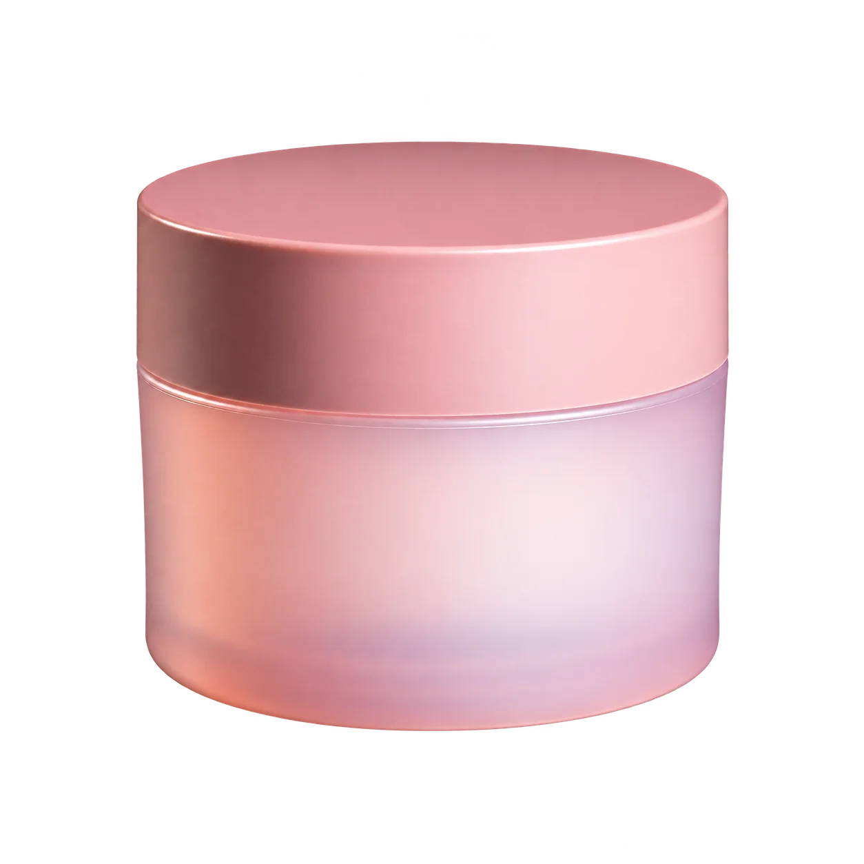 Round cosmetic-pad jar