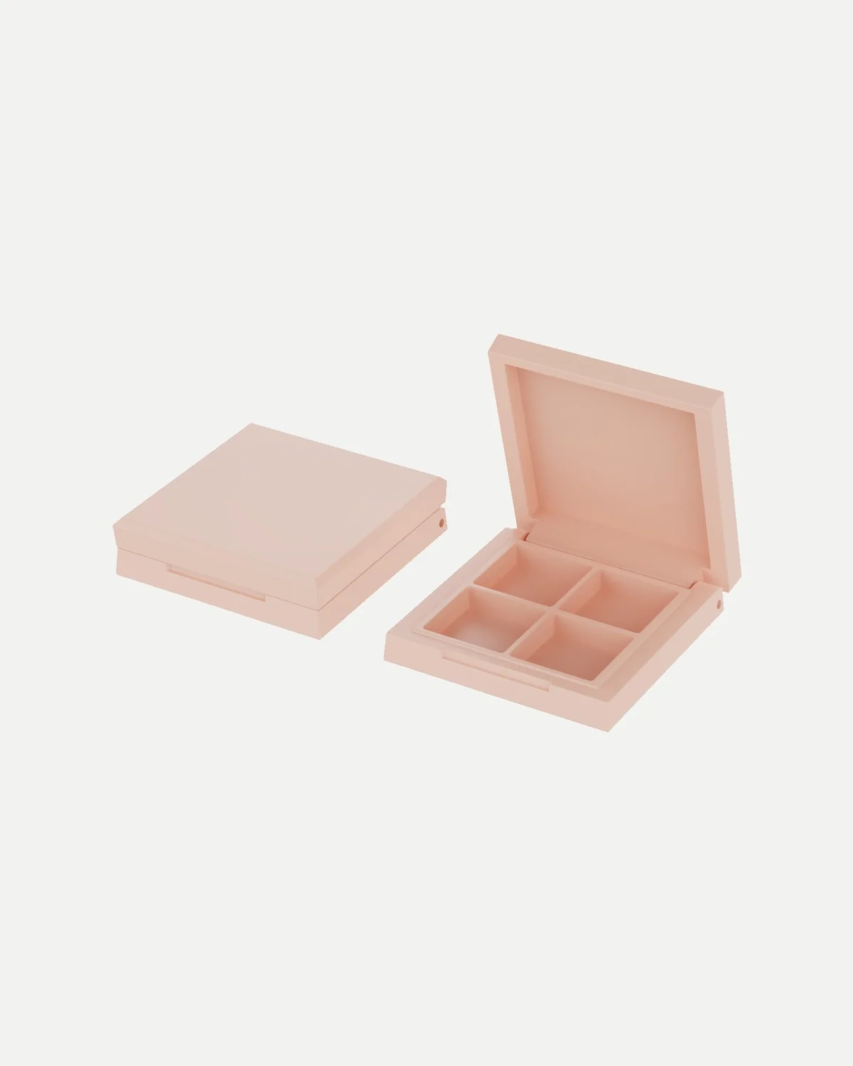 Compact four-well makeup palette