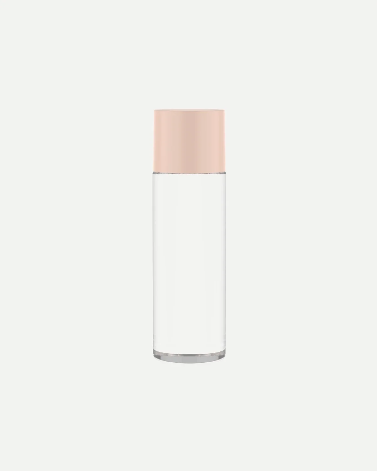 Slim skincare pump bottle