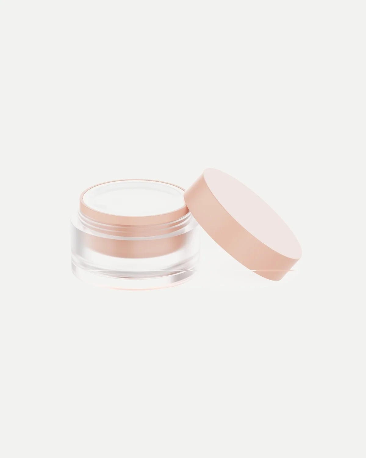 Round cream jar