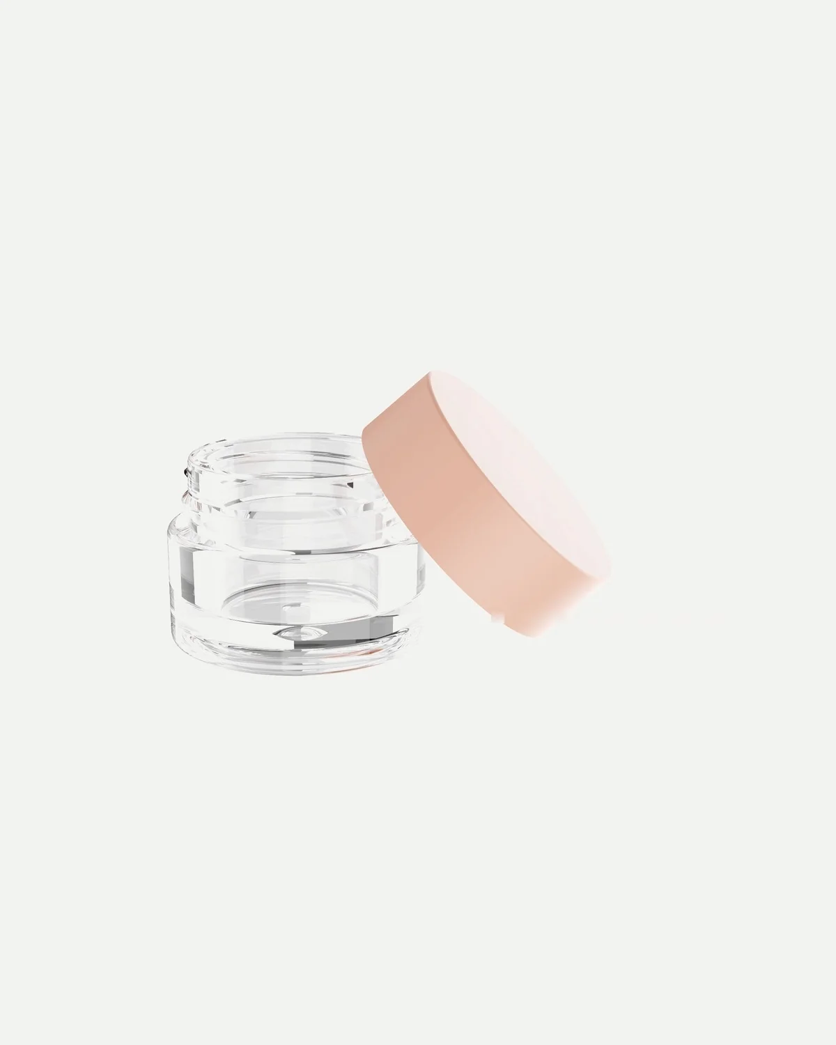 Square mini cream jar