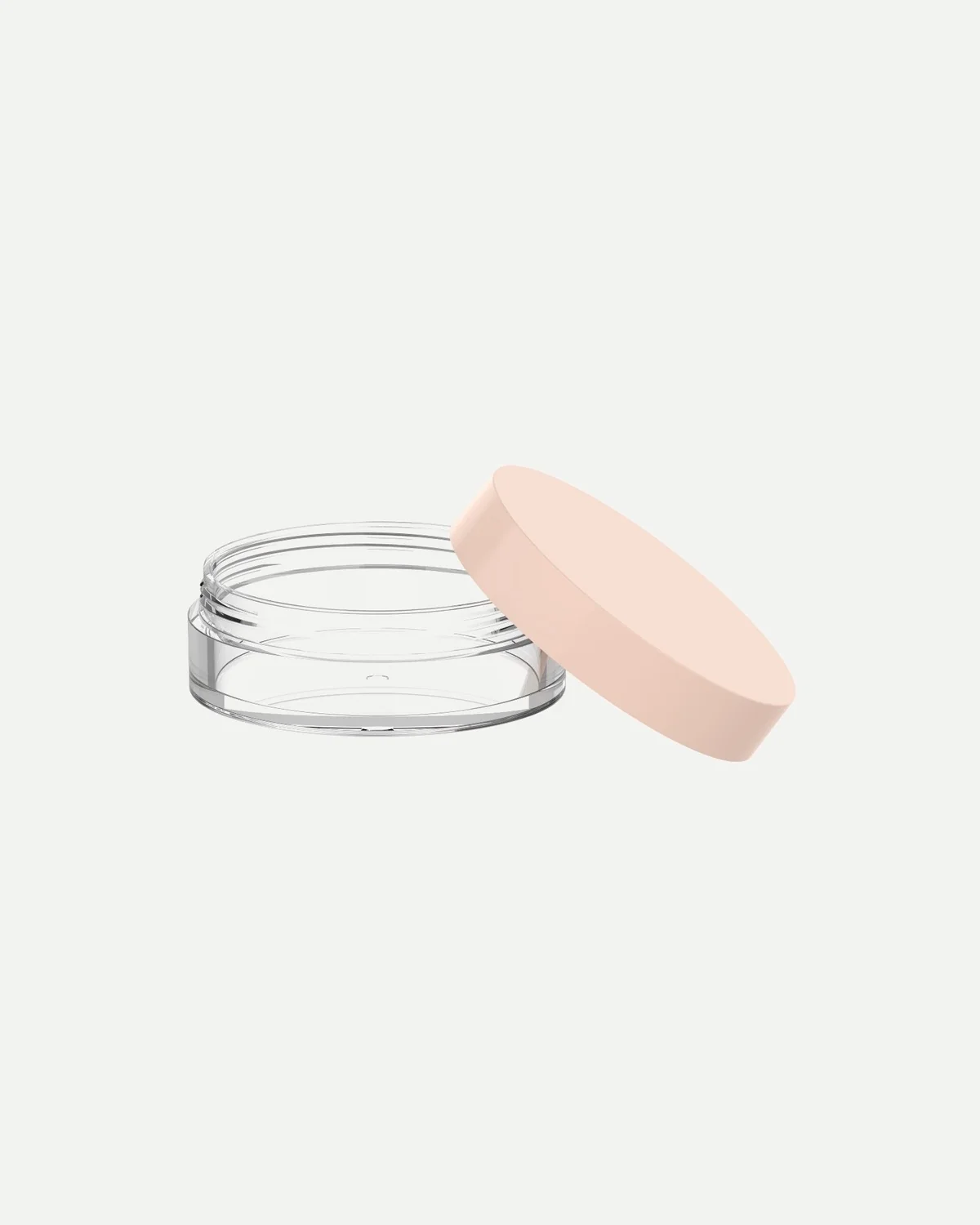 Slim round cream jar