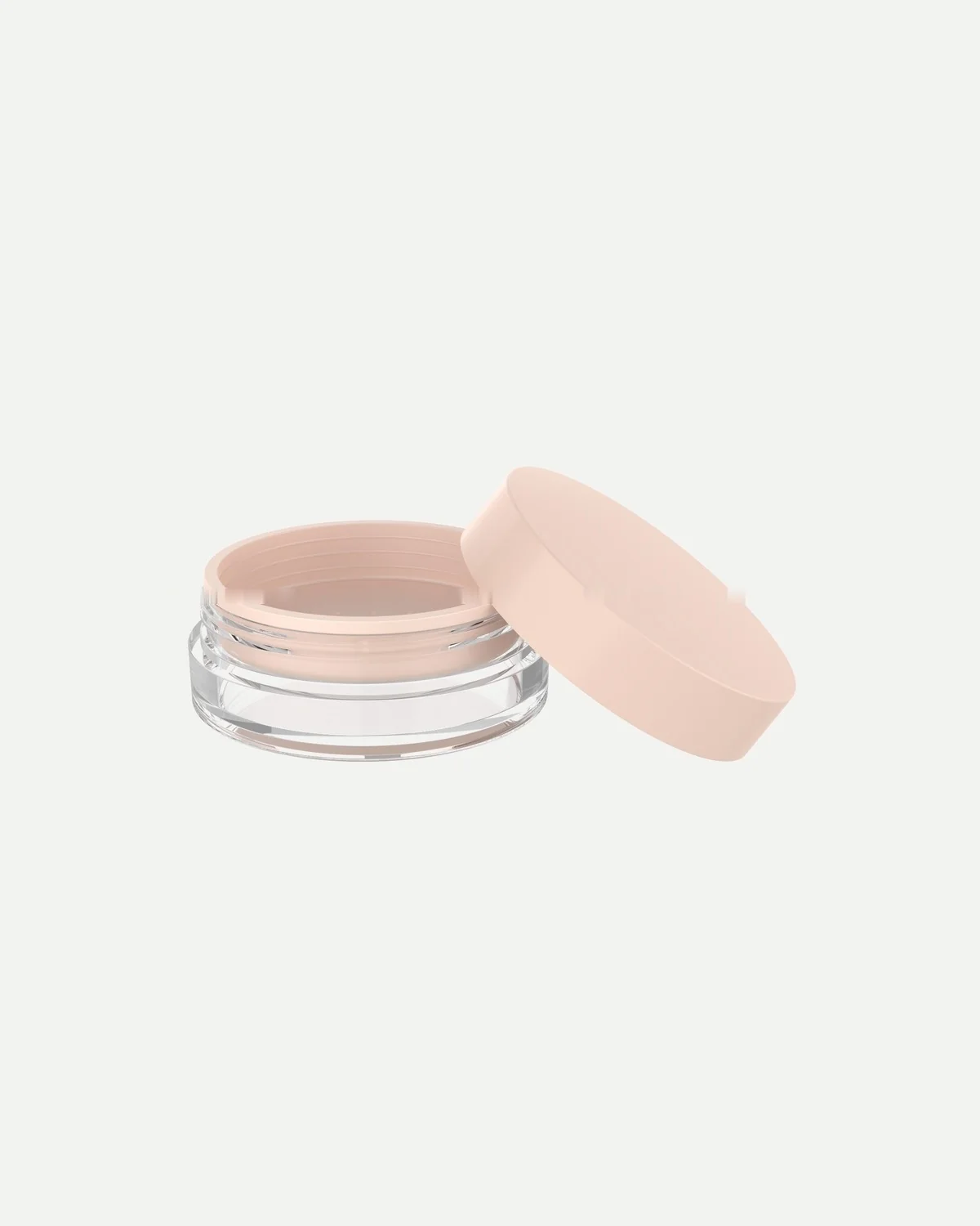 Slim round cream jar