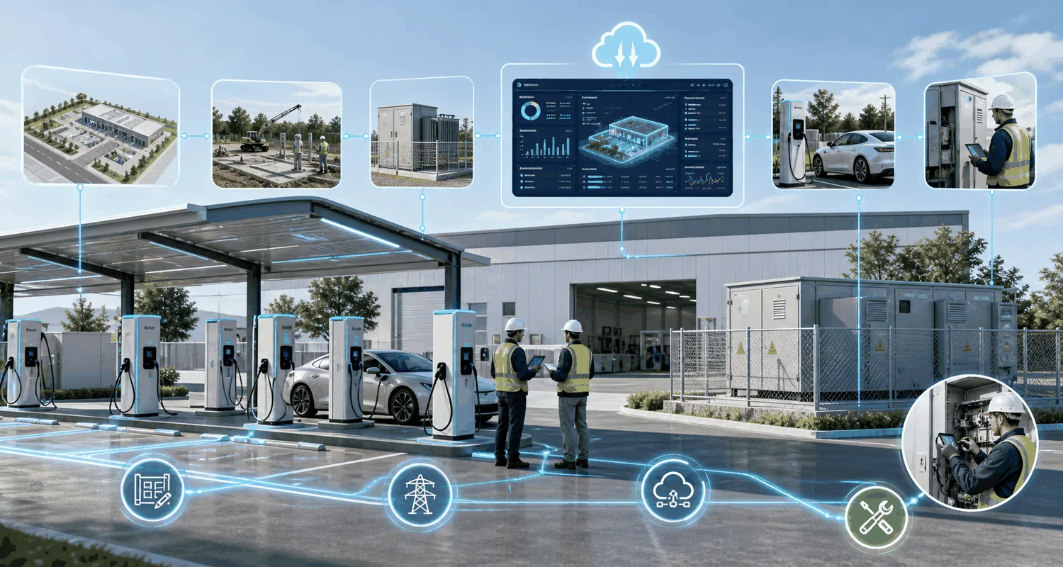 Fleet Depot EV Charging Layout Guide for Buses, Logistics and Service Vehicles