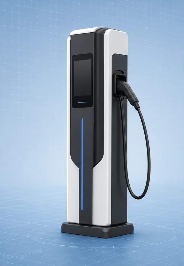 Ring Charging Stack split terminal front-left view