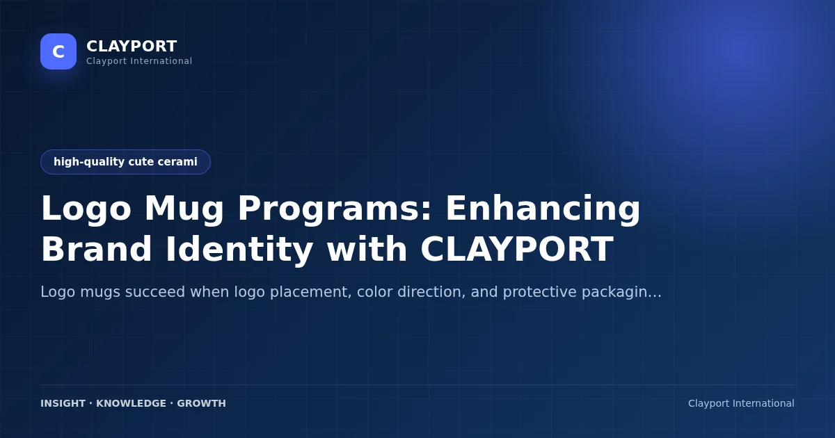 Logo Mug Programs: Enhancing Brand Identity with CLAYPORT