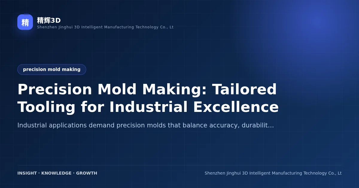Precision Mold Making: Tailored Tooling for Industrial Excellence