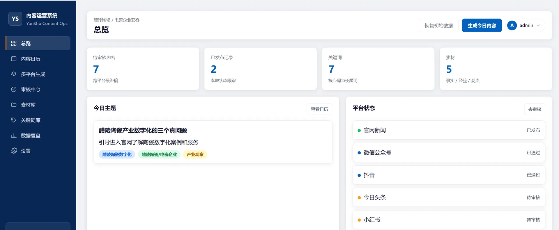 醴陵云数发布陶瓷产业跨境数字化方案，打通独立站、内容与业务系统