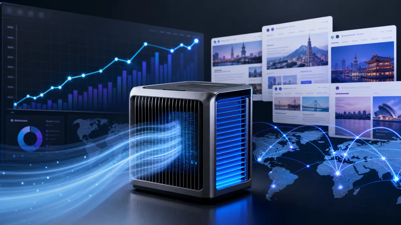 Peltier Air Cooler 英文独立站上线，冷启动阶段完成核心词曝光突破
