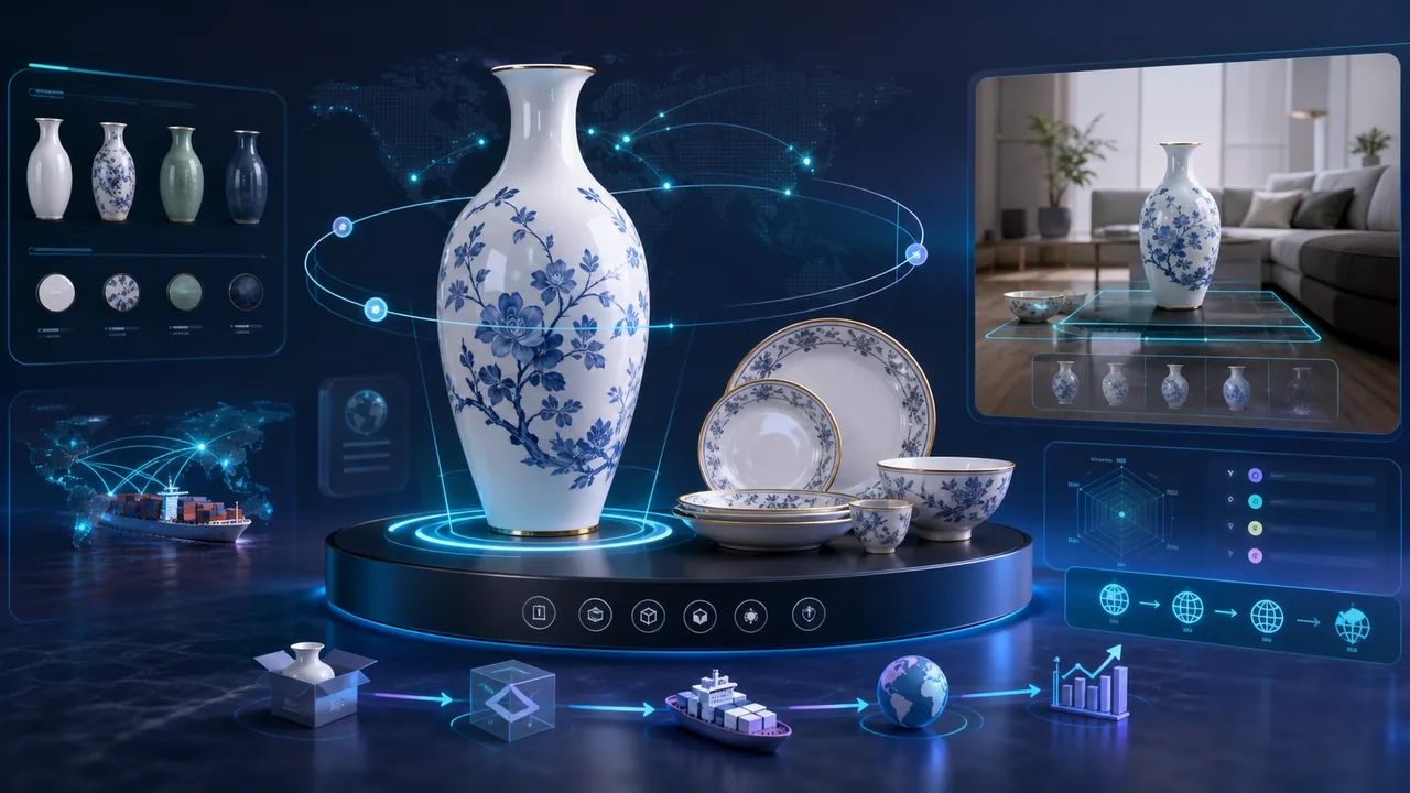 陶瓷外贸进入沉浸式展示阶段：3D 360° 如何提升询盘质量